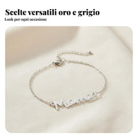 Mama Letter Bracelet Stainless Steel Mama Word Bracelet Light Luxury for Mothers