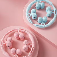 Circular-Shaped Leg Massager Anti-Slip Handle Leg Clamp Roller for Home