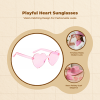 Cowboy Hat Set, Rose Glow, Bandana, Glasses, Party Costume