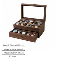 Wooden Watch Box Dust Protection Watch Display Box Easy to Clean