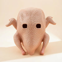 Roast Chicken Mask Novelty Roast Turkey Mask Weird for Pranks