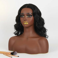 PVC Mannequin Head Smooth Surface Female Mannequin Head Ear Holes for Salons, Salon, Studio