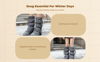 Thermal Leg Wraps, Women, Winter, Outdoor, Grey