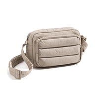 Quilted Crossbody Bag Adjustable Strap Puffer Shoulder Bag Anti-Skimming Technology Puffer Shoulder Purse for Women