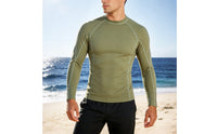 UPF 50+ Sun safeguard.5mm Neoprene Wave Shirt High Elasticity Long Sleeve Wetsuit Jacket Quick-Drying Long Sleeve Diving Top Chlorine Resistant for Surfing, Paddleboarding, Snorkeling, Beach