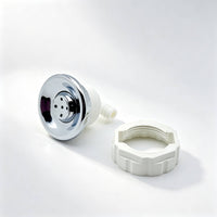 Chrome Shower-Head Nozzle Multiple Spray Outlets Compact Shower Nozzle