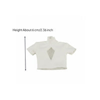 1/6 Scale T-Shirt Handmade 1/6 Doll Shirt Cloth Material for Display