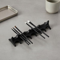Fishbone Nail Holder Compact Silicone Nail Pen Stand Portable for Beauty Studio