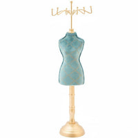 Peacock Blue Jewelry Holder Great Gift Idea Necklace Hanger Rack Multi-Function