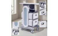 Salon Cart with Drawers Portable Rolling Salon Cart Multipurpose for Salons