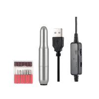 Pen-Style Nail Grinder Adjustable Speed Beauty Tool Metal Grinding Bits