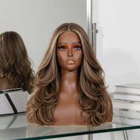 Black Female Mannequin Head Easy to Clean Female Bust Mannequin for Salon Owners