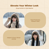 Knit Hat for Men and Women, Thick, Winter, Relaxed