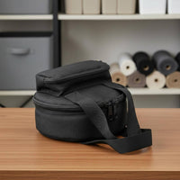 Live Stream Rotating Display Stand Portable Storage Case Thickened Material Zippered Tote Bag Sturdy Round Tote Bag for Live Broadcasting
