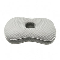 Side Sleeper Ear Pillow Checkered Ear Pillow White Piping