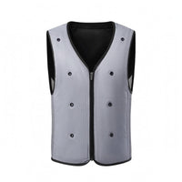 Cooling Vest Breathable Mesh Sleeveless Zip Vest Fitted for Outdoor Wear