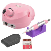 Electric Nail Drill Machine Professional Nail Drill with Foot Pedal Appliance Versatile Quiet for Manicurists