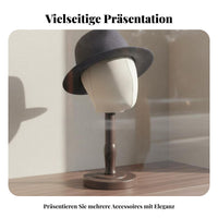 Hat Display Mannequin Easy Assembly Mannequin Head Hat Holder Stable Base