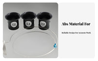 Hands-Unrestricted Design Watch Repair Loupe Set Multiple Magnifications (5X, 10X, 15X) Watch Repair Eye Loupe Portable and Lightweight