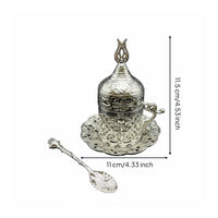 Turkish Coffee Cup Handmade Turkish Coffee Cup Set Removable Ceramic Liner