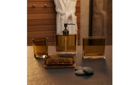 4 Pieces Acrylic Bathroom Vanity Set Bath Organizer for Restroom, Washroom