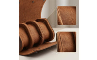 Watch Roll with 3 Slots Portable Organizer Safeguarding for Travelers