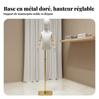 Child Mannequin Reusable Kids Clothing Display Stand Lightweight for Shop Window