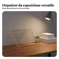 Acrylic Display Riser Multi-Functional Clear Tiered Stand Multifunctional