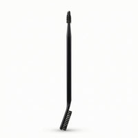 Angled Eyebrow Brush 2-in-1 Eyebrow Brush with Spoolie Easy to Clean for Travel