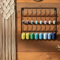 Wall Mount Thread Rack Multi-Purpose Jewelry Hanging Display Multifunctional