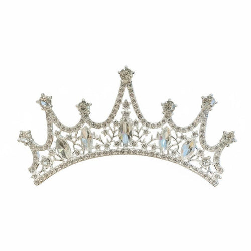 Princess Hair Comb for Girls, Crystal Headpiece, Kids Birthday Tiara, Elegant Crystal Hair Accessory