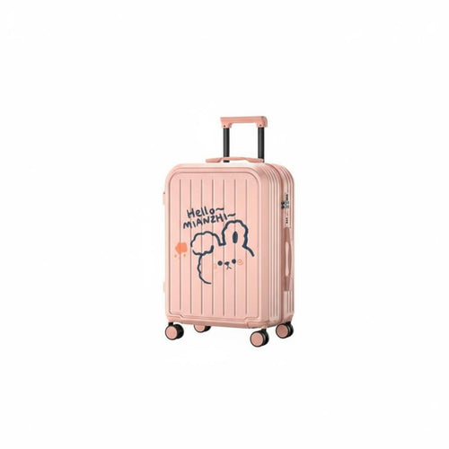 Cartoon Suitcase Telescoping Handle Wheel Suitcase Side Hook