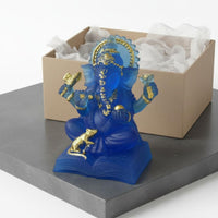 Elephant Deity Statue Symbol of Good Fortune Lord Elephant Deity Statue Idol Ganpati Idol Detailed Craftsmanship