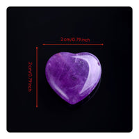 Holeless Heart Ornament Polished Surface DIY Jewelry Stone for Home Decor