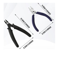 2 Pieces Jewelry Crimping Tool Long-Lasting Jewelry Clasp Comfortable Handle