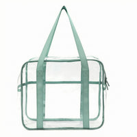 Transparent PVC Storage Bag Reusable Travel Organizer Scratch-Resistant