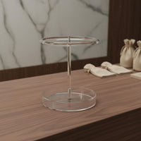 Jewelry Display Transparent Acrylic Earring Holder Stand Multi-Tier for Bedroom