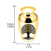 Decorative Mini Cremation Urn Polished Mini Cremation Urn Leak-Resistant