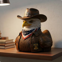 Liberty Eagle Duck Statue Detailed Patriotic Eagle Statue Handmade Look