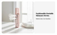 Deep Hydration Double Nozzle Nano Sprayer Cooling Effect Nano Mist Sprayer High-Frequency Atomization for Travelers, Women, Home