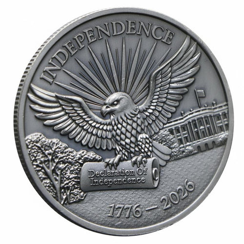 American Independence 250th Anniversary Coin Long-Lasting Metal Construction