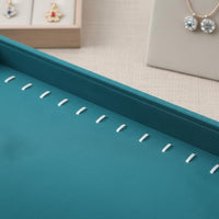 Jewelry Tray Velvet Lined Necklace Tray Space-Saving for Craft Fair