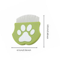 Pet Face Comb Fine-Toothed Feline Tear Stain Comb Curved Design for Small Pets
