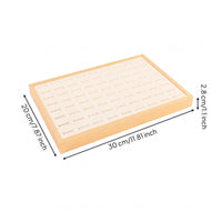 Band Display Tray Cream Surface Retail Showcase Shallow