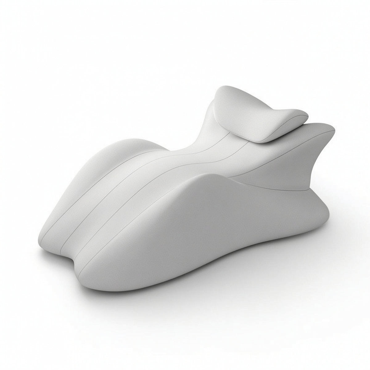 Prone-Sleep Pillow with Cushion Segmented Headrest Soft for Napping