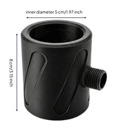 High Pressure Handheld Shower Nozzle High Pressure Shower Nozzle Hard Water Resistant Washroom Fixture for Men, Hotel, Rentals