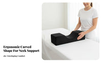 Removable Washable Cover Eyelash Extension Pillow Skin-Friendly U-Shaped Lash Pillow Hygienic for Estheticians, Clients, Microblading, Spa
