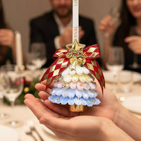 Christmas Tree Hanging Bell Colorful Christmas Bell Ornament Glittering