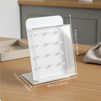 Body Jewelry Display Case Versatile Earring Display Board with Cover Minimalist Design Countertop Post Earring Holder for Retail Store