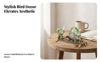 Bird Figurine Box Display Piece Decorative Small-Item Storage